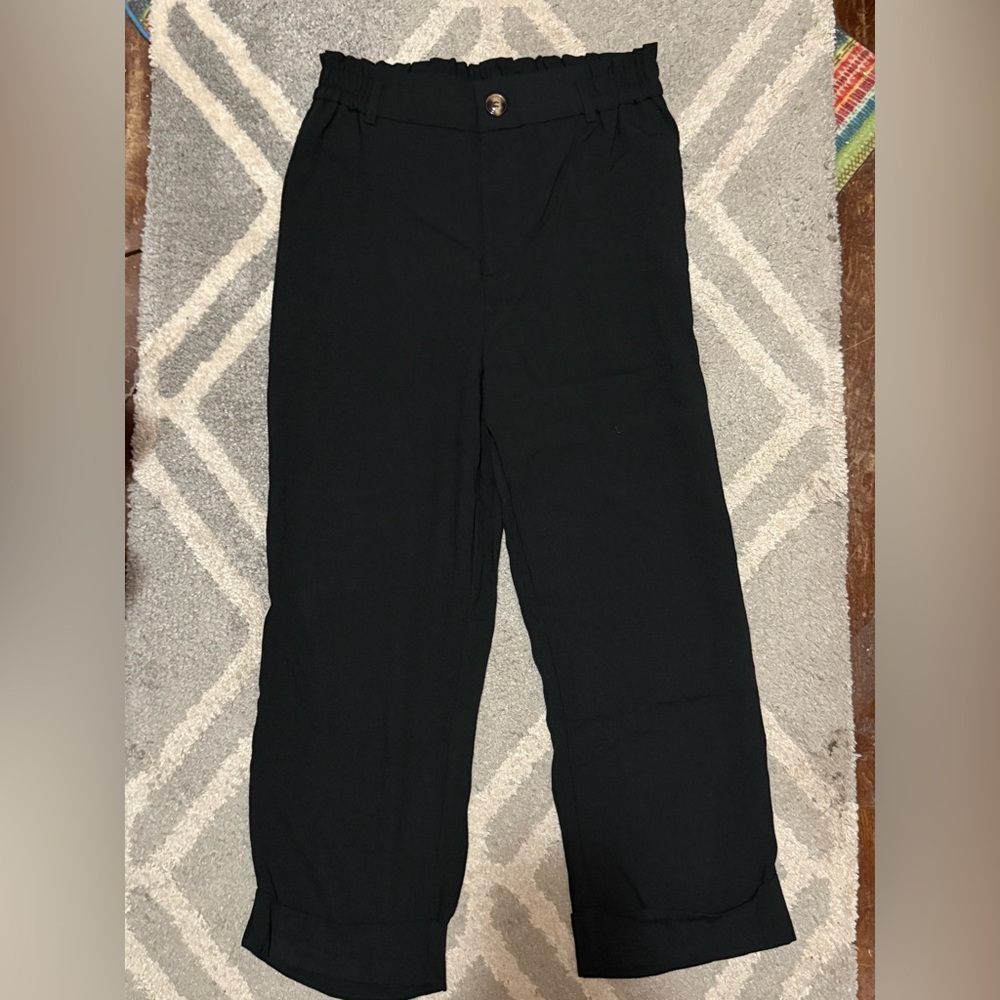 HALARA Wide Leg Black Pants
